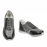 Teenagers stylish, elegant shoes 374 black+gray