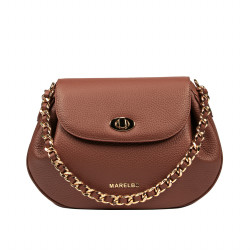 Women shoulder bag 026g biz brown