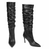 Women knee boots 1405 black