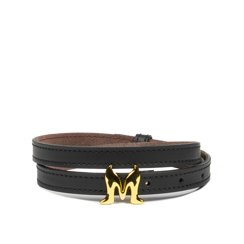 Women belt 42mc black napa