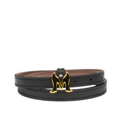 Women belt 42mc black napa
