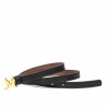 Women belt 42mc black napa