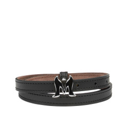 Women belt 42-1mc black napa