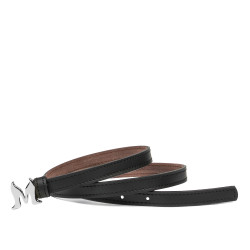 Women belt 42-1mc black napa