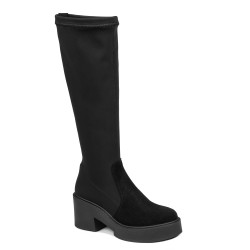 Women knee boots 3404 bufo black combined