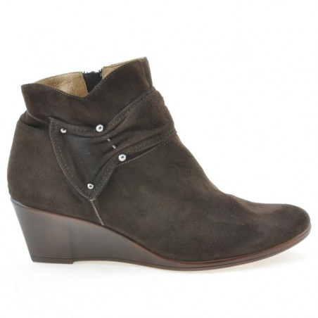 Women boots 242 cafe velour