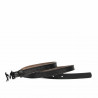 Women belt 42-1mc black caviar