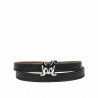 Women belt 42-1mc black caviar