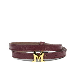 Women belt 42mc burgundy