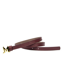 Women belt 42mc burgundy