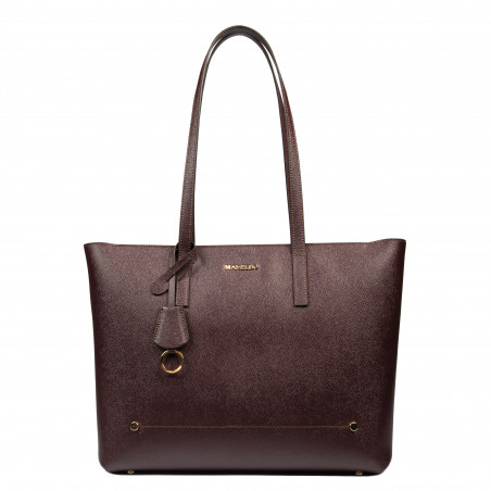 Women shoulder bag 034g bordo safiano