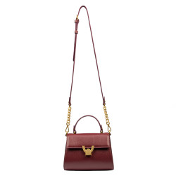 Women shoulder bag 032g burgundy