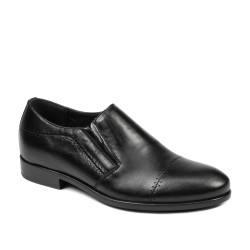 Men stylish, elegant shoes 877-1 black