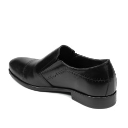 Men stylish, elegant shoes 877-1 black