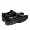 Men stylish, elegant shoes 877-1 black