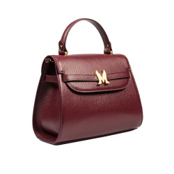 Women shoulder bag 033g burgundy
