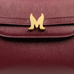 Women shoulder bag 033g burgundy