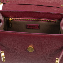 Women shoulder bag 033g burgundy