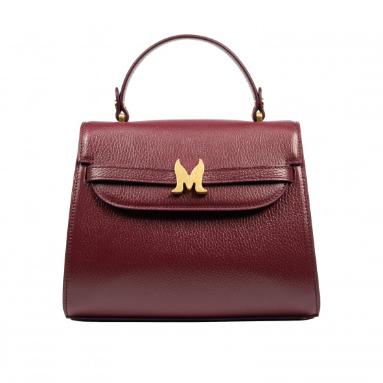 Women shoulder bag 033g burgundy