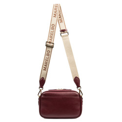 Women shoulder bag 014g burgundy