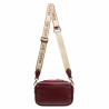 Women shoulder bag 014g burgundy