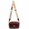 Women shoulder bag 014g burgundy