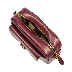 Women shoulder bag 014g burgundy