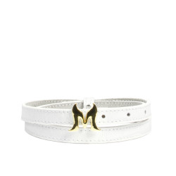 Women belt 42mc croco white