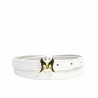 Women belt 42mc croco white