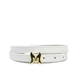 Women belt 42mc croco white