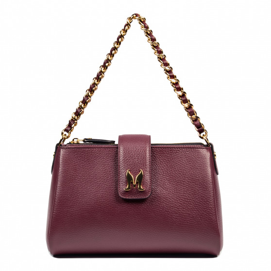 Women shoulder bag 003g burgundy