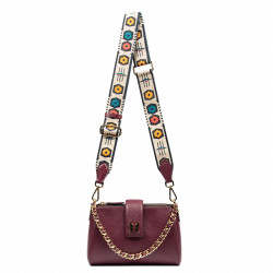 Women shoulder bag 003g burgundy