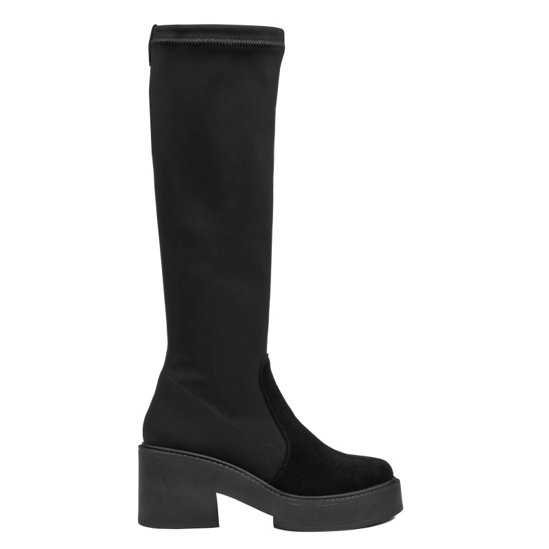 Women knee boots 3404 bufo black combined