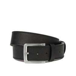 Men belt 34bc black caviar