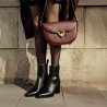 Women shoulder bag 035g burgundy