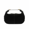 Women hand bag 038g suede black
