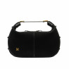 Women hand bag 038g suede black