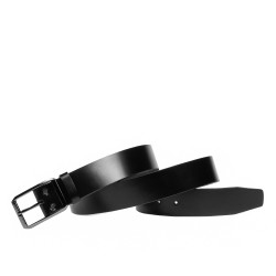 Men belt 75b black lucios