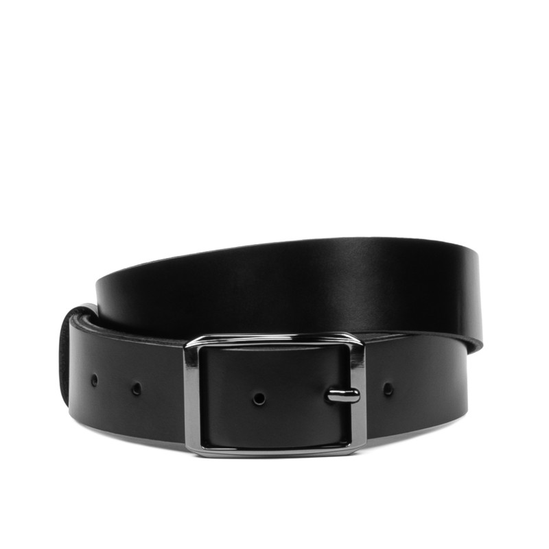 Men belt 75b black lucios