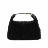 Women hand bag 037g suede black