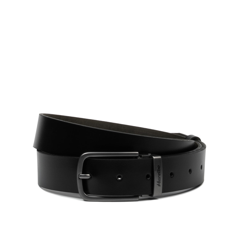 Men belt 73b black lucios