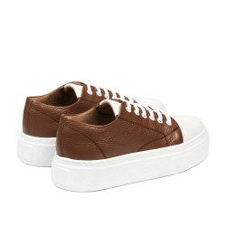 Women sport shoes 6083 brown combined