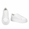 Women sport shoes 6083 white