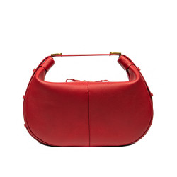 Women hand bag 038g red caviar