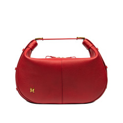 Women hand bag 038g red caviar
