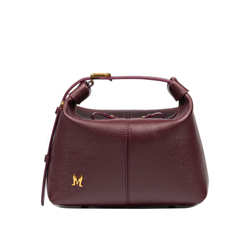 Women hand bag 037g burgundy