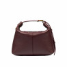 Women hand bag 037g burgundy