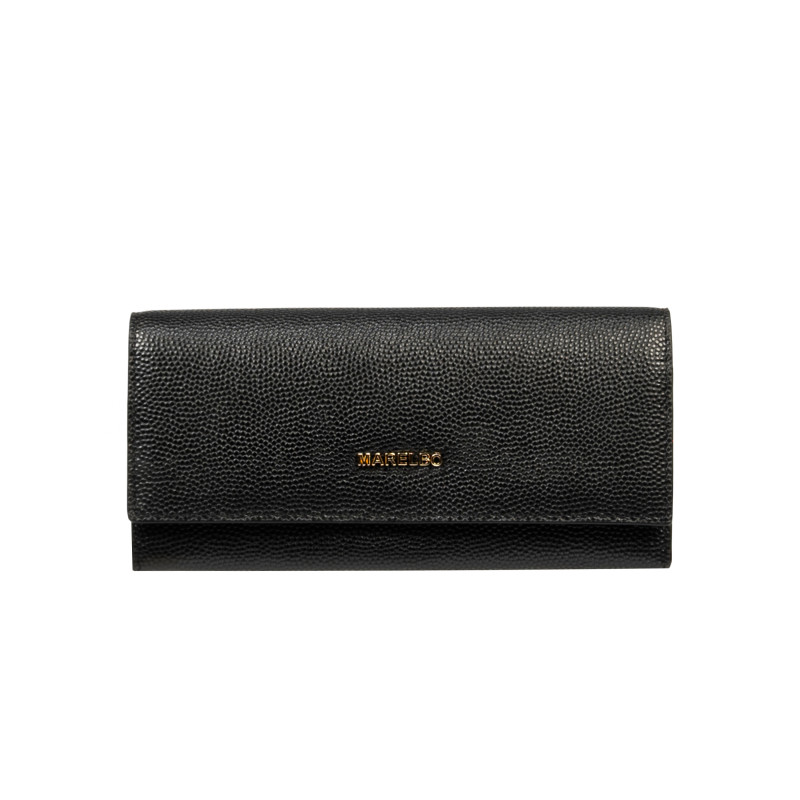 Portofel dama 207g black caviar M