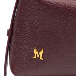 Women hand bag 037g burgundy