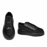 Women sport shoes 6083 black combined